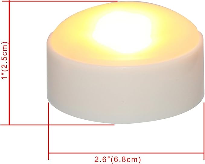 Halloween LED Pumpkin Lights with Remote and Timer, Battery Operated Jack-O-Lantern, Bright Flickering Flameless Candles for Pumpkin Decor, Halloween Party Decorations, White, 6 Pack