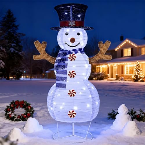 juegoal lighted christmas decorations, 3.5ft outdoor 3d collapsible, package contents