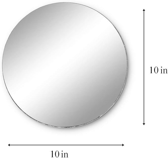 Super Z Outlet Round Mirror Wedding Table Centerpieces, 10 Pieces, 10" Inches