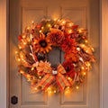 fall wreaths for front door, 24 inch fall, main product view
