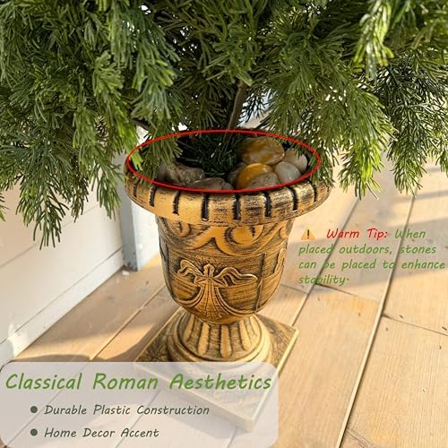 nafresh 5ft uv resistant topiary trees artificial with on a desk or shelf