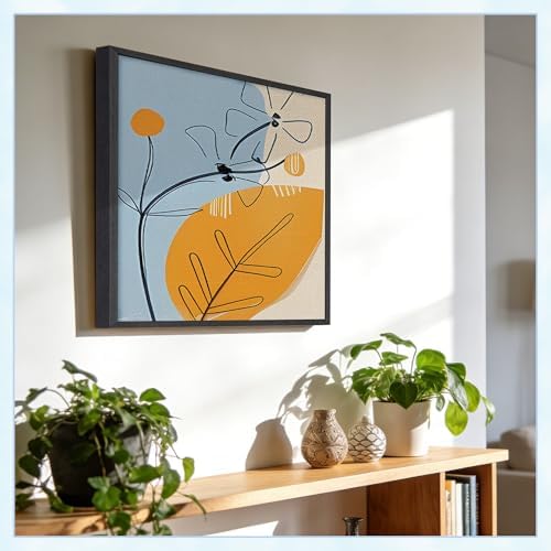 solid wood 12x16 canvas frame,0.9" deep floater frame,black, package contents