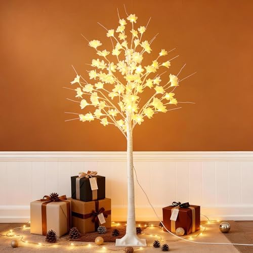 5ft white flower tree with lights,lighted flower tree, view 9