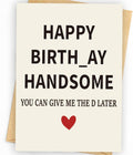 WowBefun Gifts for Men Him | Funny Birthday Card & Gifts for Men Husband Boyfriend Him, Happy Bday Card