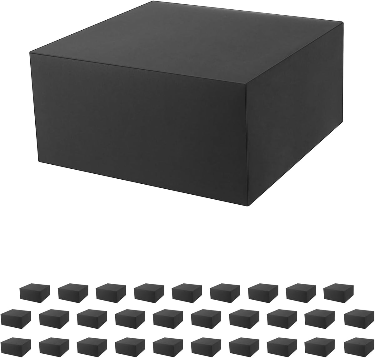 jinming 30 gift boxes 10x10x5 inches, matte black, main product view
