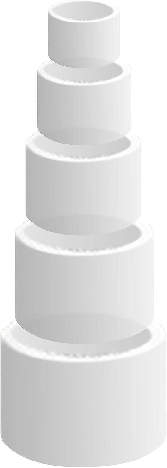 Ner Mitzvah Safety Rubber Set for Oil Candle Cups - 5 Layer - 9 Pack - for Hanukkah Menorah Oil Cups and Shabbos Candles in Canadlabras