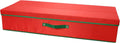Household Essentials Holiday Gift Wrap Organizer with Lid, Red and Green