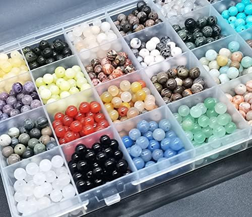 6mm natural round stone beads real gemstone beading showing dimensions