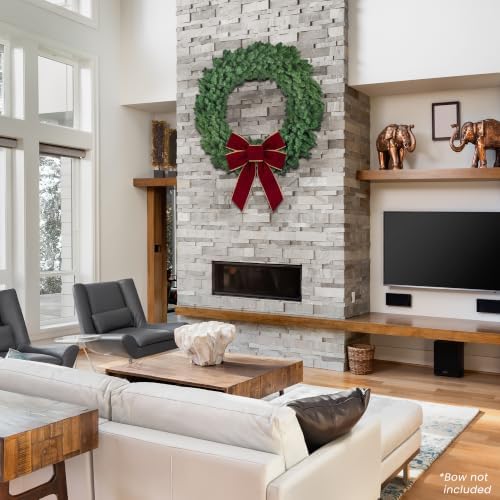 northlight colorado pine artificial x-mas wreath, 60", green on a desk or shelf