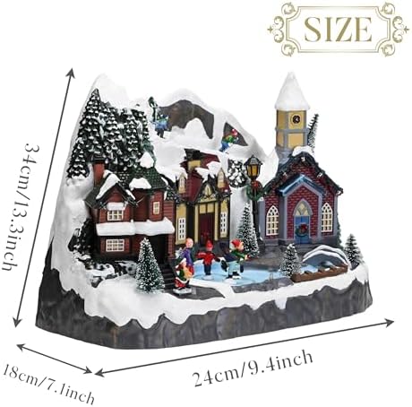 valery madelyn christmas ski resort, close-up detail