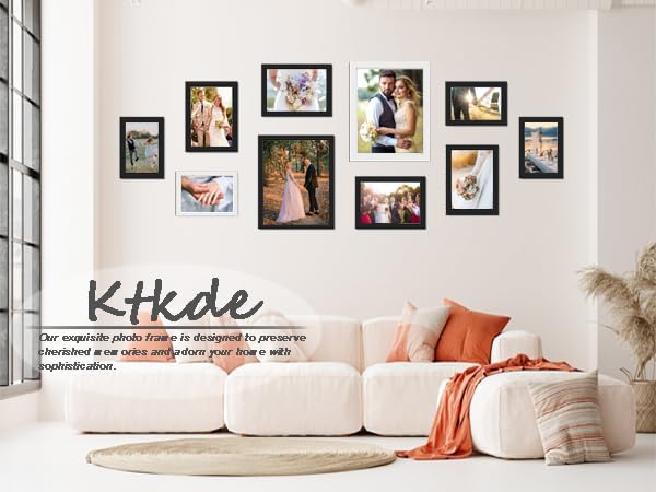 KTKDE A3 Poster Frame Black Woodgrain Picture Frame-11.7x16.5in Photo Frame,Certificate Frame with Plexiglass for Wall Mount or Table Top Display