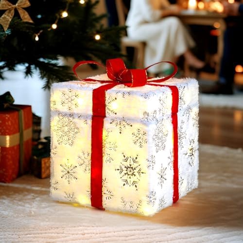 vingli animated christmas lighted gift boxes decoration, pop, view 9
