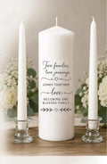Blended Family Unity Candle Set, Wedding Ceremony
