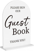 Wedding Guest Book Sign, Photo Guest Book Sign Desk Decor, Wedding Engagement Bridal Shower Reception Party Table Desk Acrylic Decor