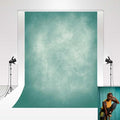Kate Cyan Photography Backdrop Blue Green Abstract Portrait Headshot Background Photo Video Studio Props 5x7ft