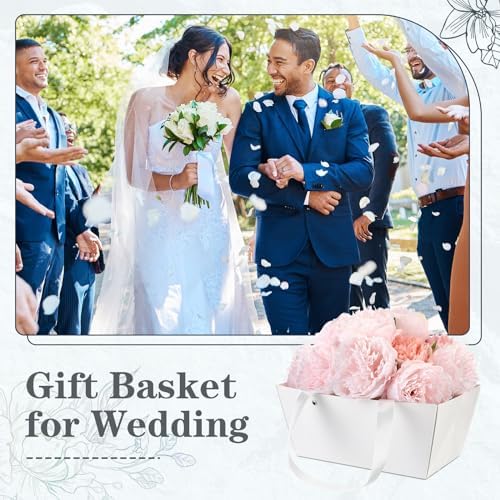 glenmal 72 pcs baskets for gifts waterproof empty showing dimensions