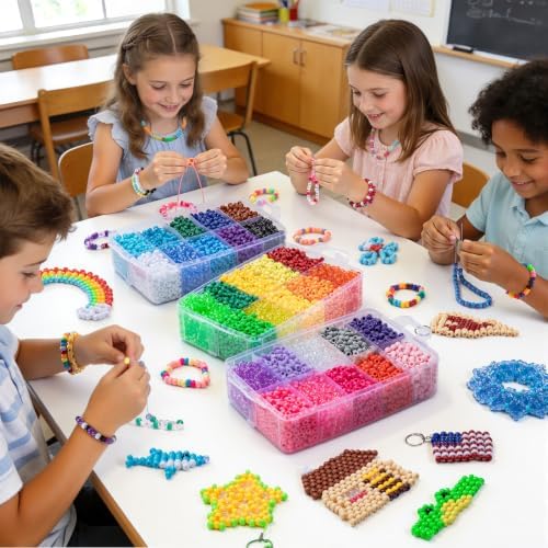 simetufy 12,000pcs pony beads bulk 30 colors for, main product view