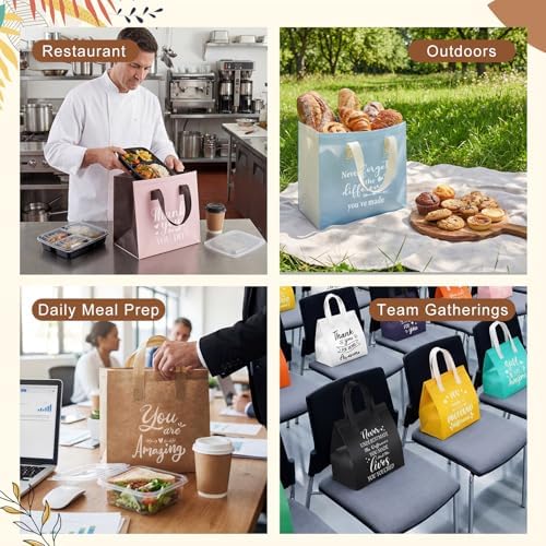 didaey 72 pcs employee appreciation gift bags bulk on a desk or shelf