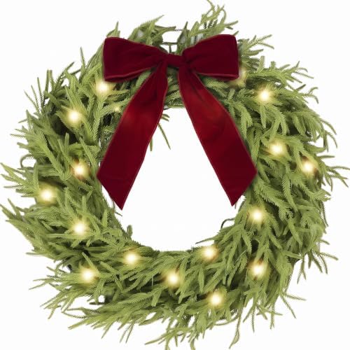 hiptree 30 inch lighted real touch norfolk christmas, main product view