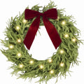 hiptree 30 inch lighted real touch norfolk christmas, main product view