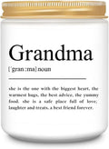 LEIOH Gifts for Grandma,Birthday Mothers Day Christmas Grandma Gifts from Grandchildren,Gift Ideas for Grandmother from Granddaughter,Grandson,Grandkids Lavender Jar Candle