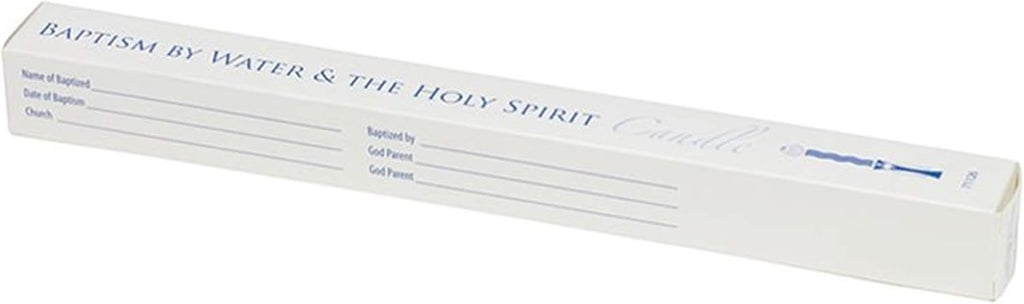 Will & Baumer 1 X Candle - Baptismal - My Baptism - Taper - 7/8 x 10