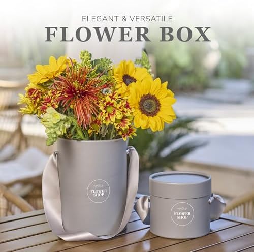 4 flower bouquet hat boxes | 2 per shown in use