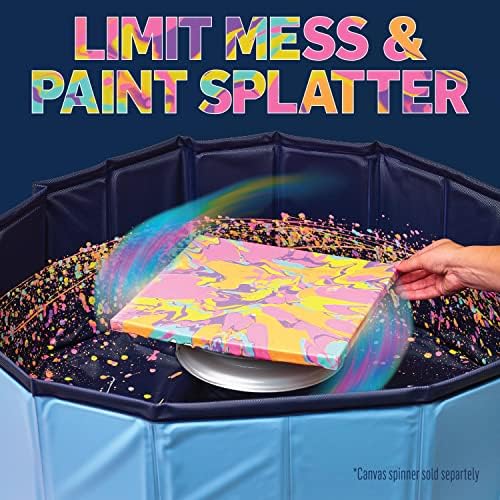 folkart drizzle pop-up splash guard, durable tool for shown in use