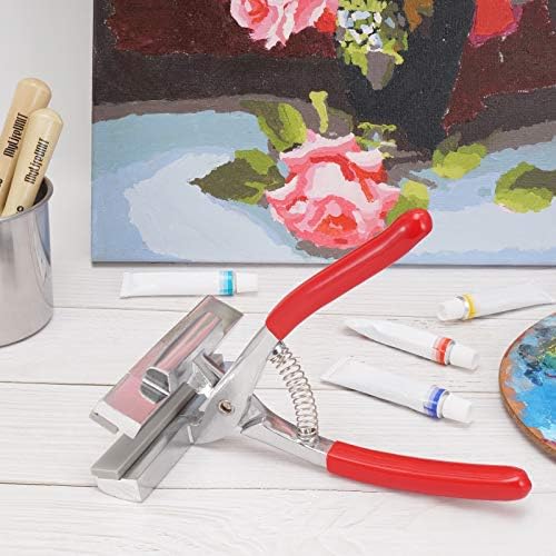 mylifeunit professional canvas pliers for stretching canvas 4-3/4" shown in use