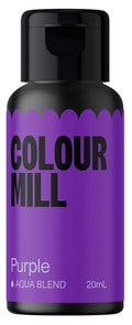 Colour Mill Aqua Blend Water-Based Food Coloring, 20 Milliliters Purple