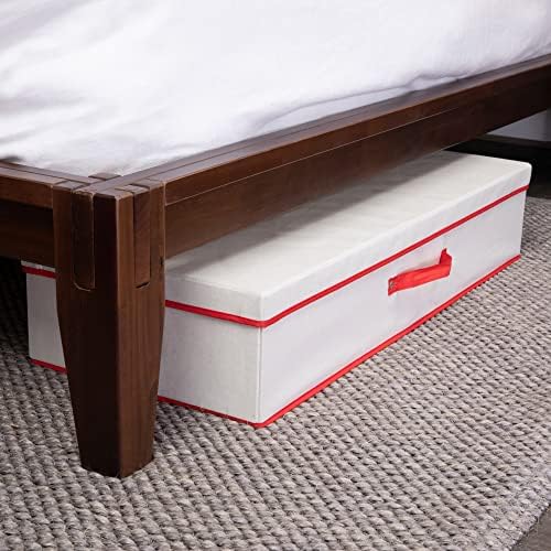 household essentials holiday gift wrap organizer with lid shown in use