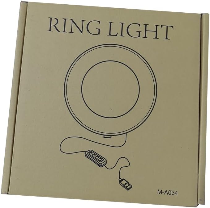 Video Conference Lighting Kit, Ring Light Clip on Laptop Monitor, 6" Dimmable LED Circle Selfie Light for Zoom Meeting/Remote Working/Zoom Calls/Live Streaming/Video Recording