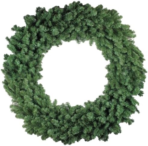 northlight colorado pine artificial x-mas wreath, 60", green shown in use