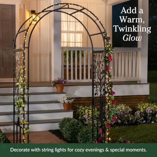plow & hearth metal garden arch trellis arbor, package contents