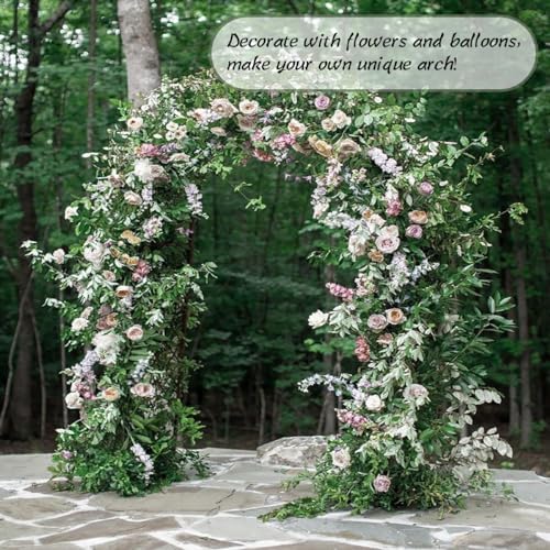teabelle metal garden arbor trellis, black arch for on a desk or shelf
