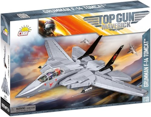 cobi grumman f-14 tomcat top gun™, 1:48 scale, side view
