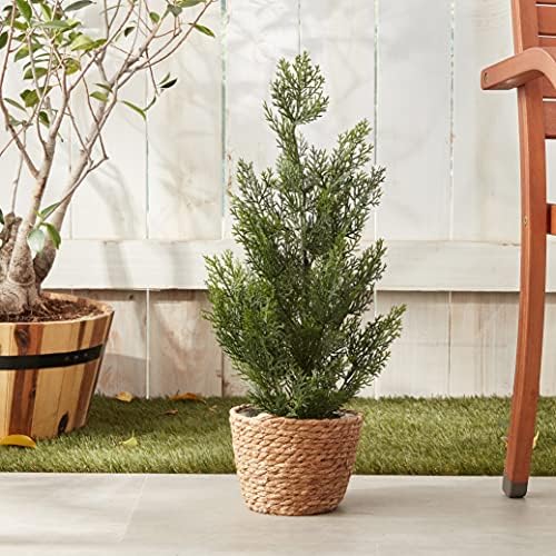 nearly natural 2ft. mini cedar pine tree (indoor/outdoor), view 9