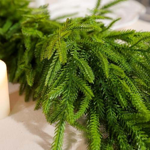 wbhome 2 pcs 9ft real touch norfolk pine, package contents