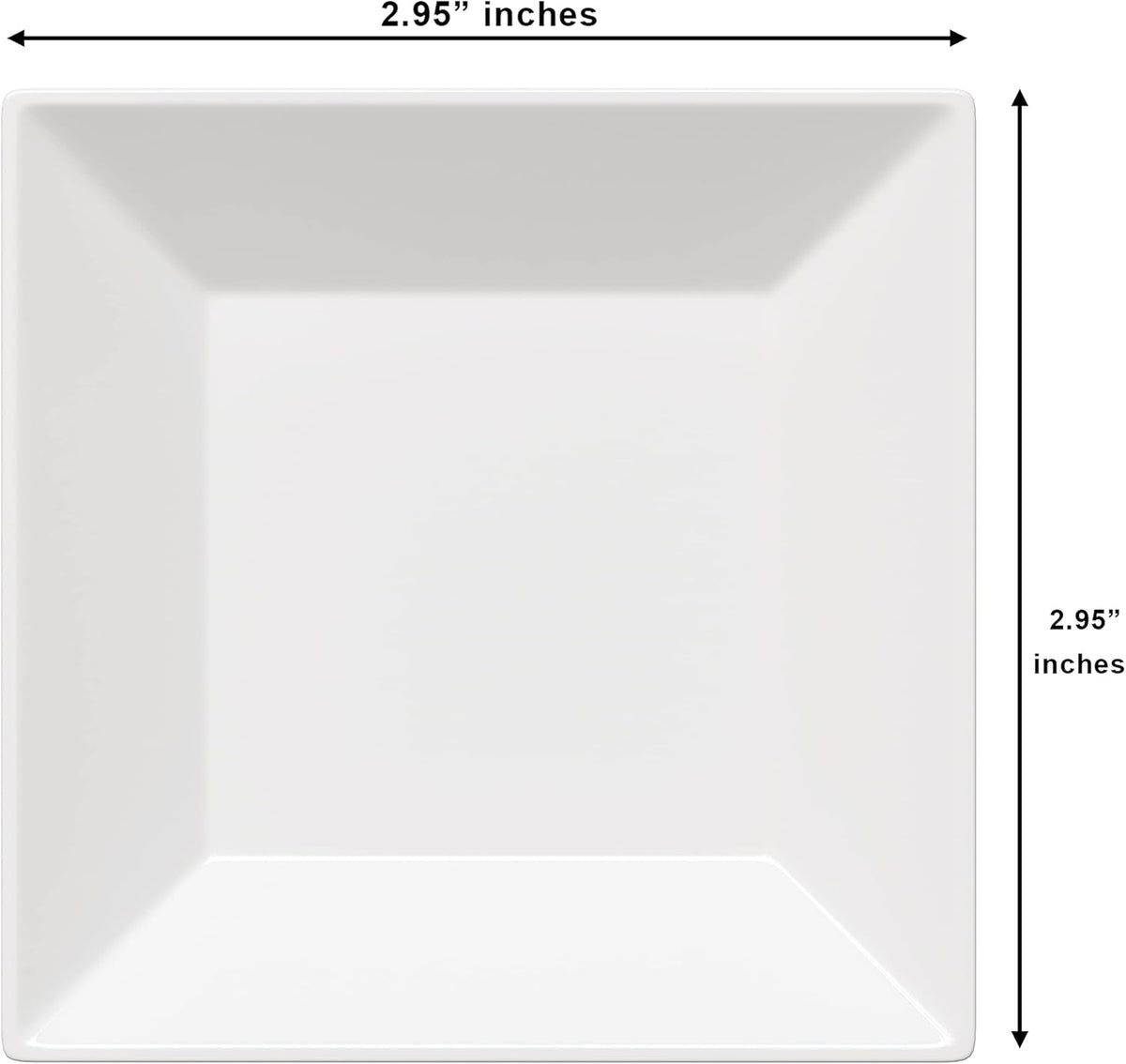 Exquisite Mini Disposable Appetizer Plates - 1200 Pack 2.95" x 2.95&quot...