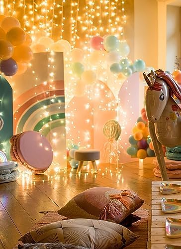 Brightown 12 Pack LED Fairy Lights Battery Operated String Lights - 7ft 20LED Waterproof Silver Wire Firefly Starry Moon Lights for DIY Crafts Wedding Table Centerpieces Party Ramadan Decorations