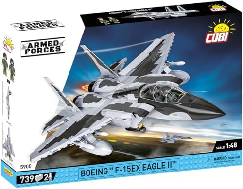 cobi armed forces boeing f-15ex eagle ii aircraft shown in use
