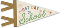 First Day of School Pennant Felt Flag Sign, Back to School Pennant Flag for Boys Girls, Boho Colorful Back to School Photo Prop for Kids, Banner Sign for Preschool Classroom Decor