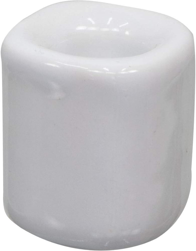 Kheops 5 pcs Ceramic Chime Ritual Spell Candle Holders - White
