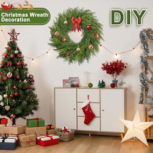 26 inch christmas wreath, christmas wreaths for front shown in use