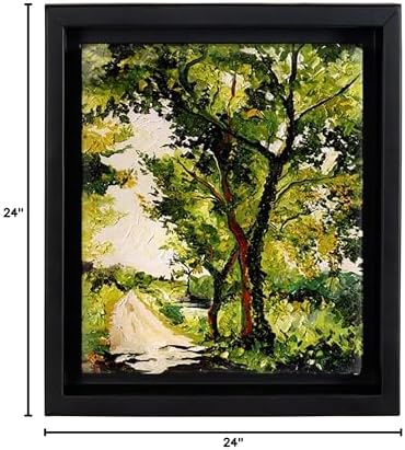 creative mark illusions floater frame for 3/4" deep, front angle view