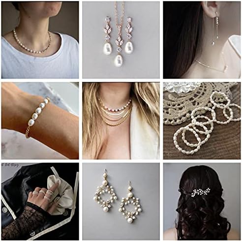 pearls beads for jewelry making 100pcs 9-10mm natural, package contents