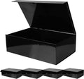 aimyoo 5 pack black collapsible gift box with, main product view