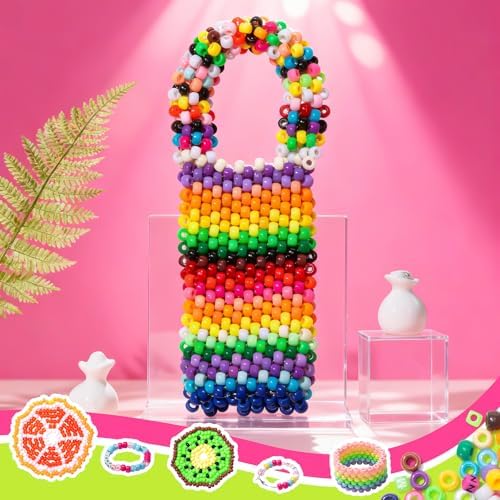 simetufy 14000pcs pony beads bulk, 40 colors for, view 11