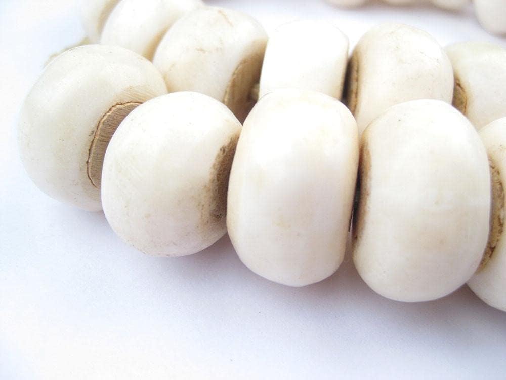 the bead chest white bone beads - full, main product view