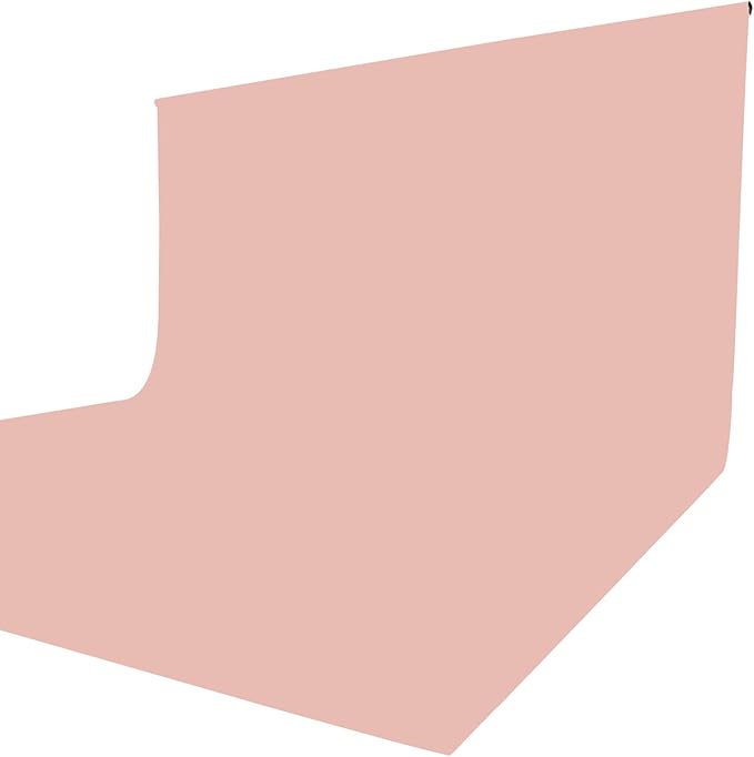ISSUNTEX 10X20 ft/3X6 Meters Pink Background Photo Backdrop, Photo Studio, Collapsible High Density Screen for Video Photography and Television